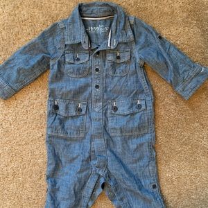 Baby Gap Boy Denim Romper